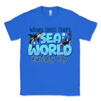 True Royal Whale Hello There Sea World Birthday Boy Classic Tee - CowhideDigitalArt