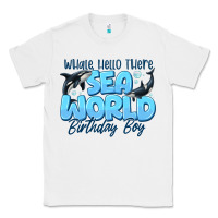 White Whale Hello There Sea World Birthday Boy Classic Tee - CowhideDigitalArt