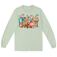 Matcha baking coffee cups Long Sleeve Tee - Jasminsmagicworld