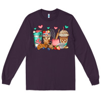 Plum baking coffee cups Long Sleeve Tee - Jasminsmagicworld