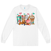 White baking coffee cups Long Sleeve Tee - Jasminsmagicworld