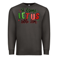 Smoke o come let us adore him christmas Premium Sweatshirt - MaliasSmallBusiness
