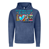 Vintage Denim let all that you do be done in love Vintage Hoodie - Zillion Design Studio