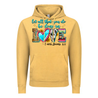Vintage Mustard let all that you do be done in love Vintage Hoodie - Zillion Design Studio