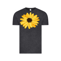Vintage Black sunflower Vintage Tee - FaDigitalArtStudio