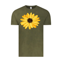 Vintage Olive sunflower Vintage Tee - FaDigitalArtStudio