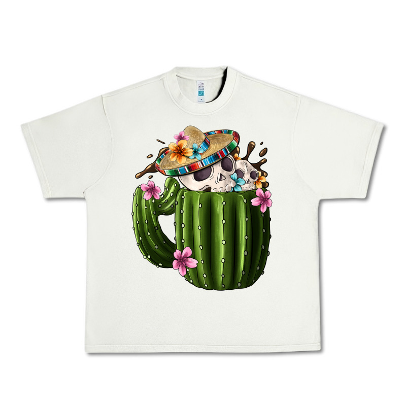 Day Of The Dead Mexican Cactus Urban Heavy Tee by FaDigitalArtStudio | Teevron