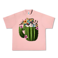 Salmon day of the dead mexican cactus Urban Heavy Tee - FaDigitalArtStudio