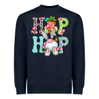 Navy Hip hop Happy Easter Heavyweight Sweatshirt - Neo Western