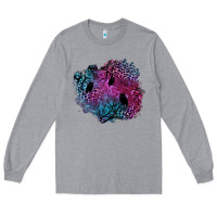 Heather Grey halloween patch  1 Long Sleeve Tee - BundleAndBundleShop