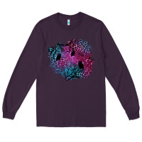 Plum halloween patch  1 Long Sleeve Tee - BundleAndBundleShop