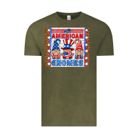 Vintage Olive all american gnomes Vintage Tee - HRA Design Shop