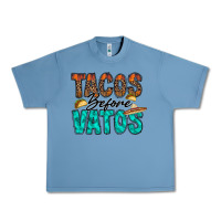 Pebble Blue tacos before vatos Urban Heavy Tee - RacoonDesign