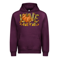 Mauve Wine Love Fall Y'all Urban Hoodie - texasbilliewilder