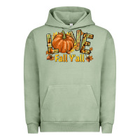 Pigment Oil Green Love Fall Y'all Urban Hoodie - texasbilliewilder