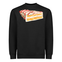 Black white christmas cake Heavyweight Sweatshirt - FaDigitalArtStudio