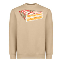 Mushroom white christmas cake Heavyweight Sweatshirt - FaDigitalArtStudio
