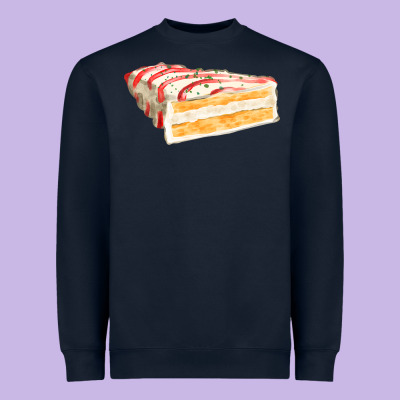 White Christmas Cake Heavyweight Sweatshirt Designed By Fadigitalartstudio