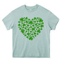 Shamrock Heart Heavy Core Tee | Teevron