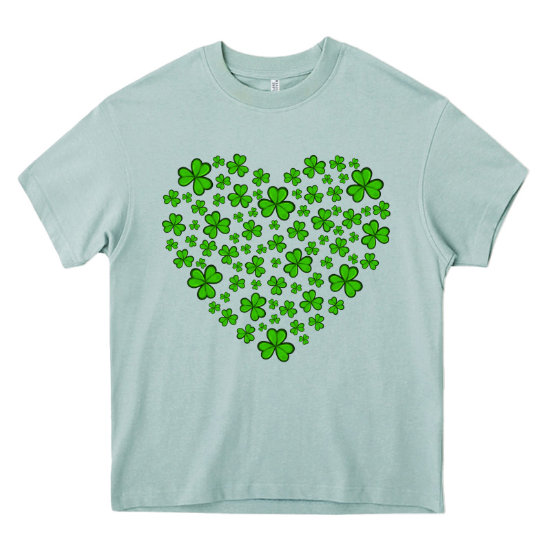 Shamrock Heart Heavy Core Tee by Artiststas | Teevron