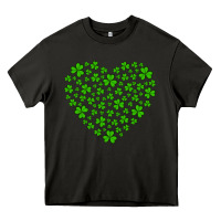 Asphalt shamrock heart Heavy Core Tee - Artiststas