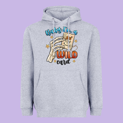 Baby Im A Wild Card Heavyweight Hoodie Designed By Maliassmallbusiness