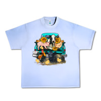Grape Ice farm truck farm animals Urban Heavy Tee - FaDigitalArtStudio
