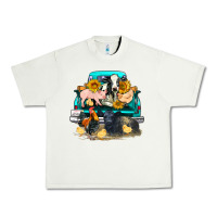 Pistachio farm truck farm animals Urban Heavy Tee - FaDigitalArtStudio
