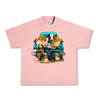 Salmon farm truck farm animals Urban Heavy Tee - FaDigitalArtStudio