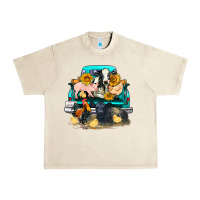 Sandshell farm truck farm animals Urban Heavy Tee - FaDigitalArtStudio