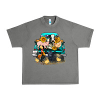 Tornado farm truck farm animals Urban Heavy Tee - FaDigitalArtStudio