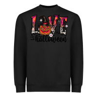 Black love halloween Heavyweight Sweatshirt - CowhideDigitalArt