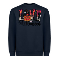 Navy love halloween Heavyweight Sweatshirt - CowhideDigitalArt