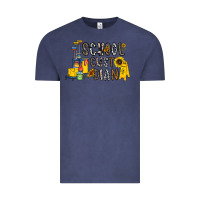 Vintage Denim school cust dian Vintage Tee - CowhideDigitalArt