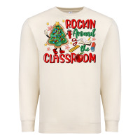 Sandshell rockin around the clasroom teacher Premium Sweatshirt - MaliasSmallBusiness