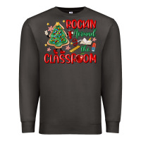 Smoke rockin around the clasroom teacher Premium Sweatshirt - MaliasSmallBusiness