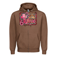 Chestnut let all that you do be done in love Zipper Hoodie - Jasminsmagicworld