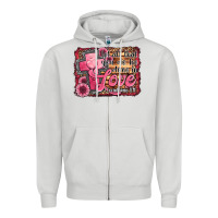Dove Grey let all that you do be done in love Zipper Hoodie - Jasminsmagicworld
