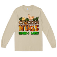 Mushroom chicken nugs mama hugs Long Sleeve Tee - AdoDesignShop