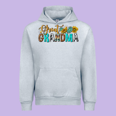 Western Great Grandma Urban Hoodie Designed By Texasbilliewilder