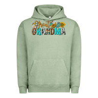 Pigment Oil Green Western Great Grandma Urban Hoodie - texasbilliewilder