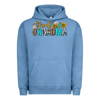 Pigment Pebble Blue Western Great Grandma Urban Hoodie - texasbilliewilder