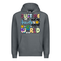 Rock just me and my anxiety against the world Premium Hoodie - Artiststas