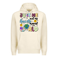 Tofu just me and my anxiety against the world Premium Hoodie - Artiststas