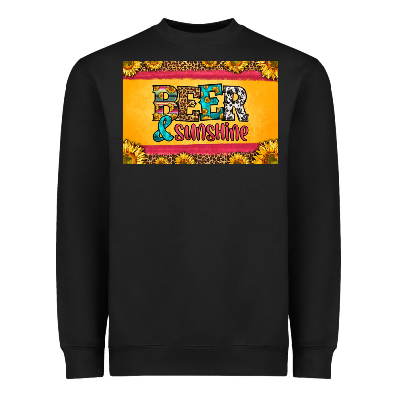 Beer And Sunshine Skinny Metal Can Holder Heavyweight Sweatshirt by HRA Design Shop | Teevron