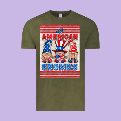 All American Gnomes Air Freshener Vintage Tee Designed By Hra Design Shop