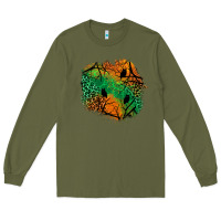 Army Green halloween patch  2 Long Sleeve Tee - BundleAndBundleShop