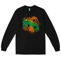 Black halloween patch  2 Long Sleeve Tee - BundleAndBundleShop