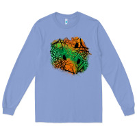 Colony Blue halloween patch  2 Long Sleeve Tee - BundleAndBundleShop