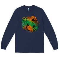 Navy halloween patch  2 Long Sleeve Tee - BundleAndBundleShop
